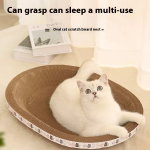 Integrated Cat House Factory - Bowl Wear-Resistant Scratch-Resistant Cat Supplies Scratching Board