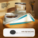 Automatic Double Bowl Supplier - Plastic Solid Design Anti-Knock Ceramic Food Bowl