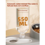 Pet Food Dispenser Factory - Automatic Cat Dog Anti-Spill Bowl Plastic Supplies