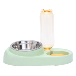 Double Bowl Pet Dish Manufacturer - Automatic Eco-Friendly Plastic Dispensing Feature