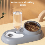 Pet Food Dispenser Factory - Automatic Cat Dog Anti-Spill Bowl Plastic Supplies