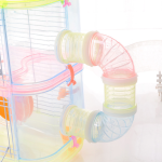 Transparent Cage Manufacturer - 32x21x39cm Double Layer Crystal Clear Hamster Mascot