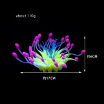 Aquarium Decor Factory - Software Silicone Coral Water Plant Colorful Plastic Luminous