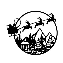 Wall Decoration Manufacturer - High Quality Modern Creative Christmas Theme Cartoon Iron