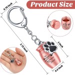 Ashes Pendant Supplier - Hot Sale Key Chain Dog Paw Pendant Urn Alloy Perfume Bottle
