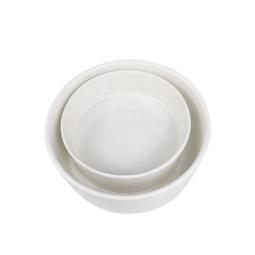 Sublimation Bowl Factory - White Blank Dog Cat Bowls Coated Ceramic Pet Bowl Custom