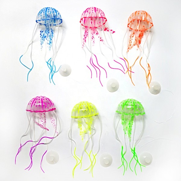 Silicone Jellyfish Manufacturer - Lifelike Artificial Soft for Aquarium Floating Decoration