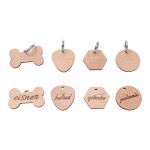 Wooden Pet Tag Supplier - Manufacturer Wholesale Blank Laser Semi-finished Can Be Marked