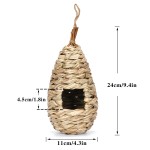 Birdhouse Supplier - Popular Spot Straw Creative Handmade Natural Landscape Garden