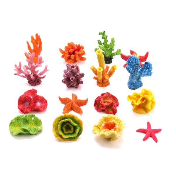 Underwater Landscape Supplier - Micro-landscape Simulation Resin Coral for Aquatic Scenery