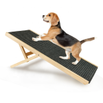 Dog Ramp Supplier - New Wooden Adjustable Folding Pet Stairs for Home and Car