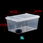 XL Reptile Box Supplier - 38x24x17CM Silkworm Baby Spider Horned Frog Gecko Lizard