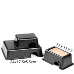 Reptile Hide Supplier - Hot Sell Black Large Size Plastic Hides and Caves