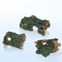 树脂洞穴装饰源头工厂-新款人造树洞水族箱饰品爬宠藏身处鱼虾