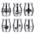 Pet Urn Supplier - Europe USA Hot Stainless Steel Memorial Urn Can Be Opened