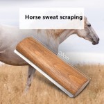 Horse Scraper Supplier - Equestrian Supplies 20cm Solid Wood Sweat Scraper Cleaning