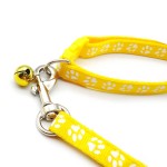 Paw Print Leash Factory - Dog Cat Outdoor Walking Adjustable Collar Set Cartoon Print