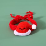 Christmas Pet Scarf Factory - Knitted Wool Cat Dog Cute Plush Bell Santa Claus Scarf