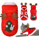 Dog Clothing Factory - Small Big Christmas Supplies Teddy Cat Cotton-padded Funny