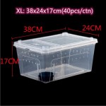 XL Reptile Box Supplier - 38x24x17CM Silkworm Baby Spider Horned Frog Gecko Lizard