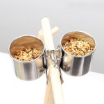 Stainless Steel Bowl Factory - for Birds Parrot Myna Standing Pole Clip Cup Feeder