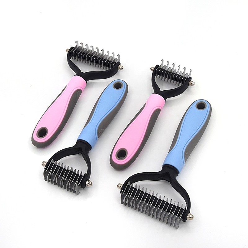 Pet Comb Supplier - Hot Sale Dematting Comb Pet Rake Deshedding Brush for Cats Dogs