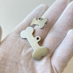 Stainless Steel Dog Tag Manufacturer - 3MM Bone-Shaped Laser Engravable Pet ID