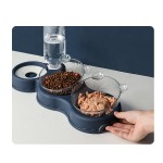 Automatic Feeder Manufacturer - Triple Dog Cat Bowls 15 Degree Tilt 360 Rotatable