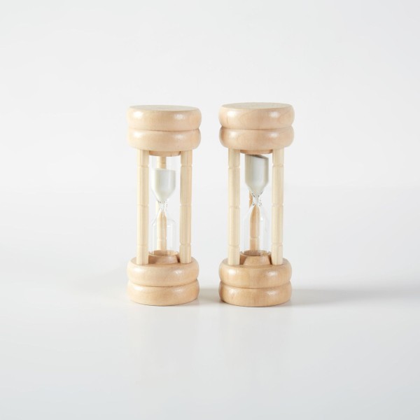 Sand Timer Supplier - Custom Traditional Modern Glass Wood Colorful 3-Minute Hourglasses