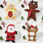 Christmas Dog Toy Factory - New Design Santa Claus Chew Squeaker Wholesale for Dogs