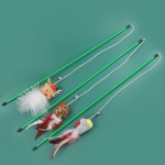 Christmas Cat Toy Supplier - Teaser Santa Shoes Tree Deer Bell Series Interactive