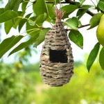 Birdhouse Supplier - Popular Spot Straw Creative Handmade Natural Landscape Garden