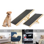 Dog Ramp Supplier - New Wooden Adjustable Folding Pet Stairs for Home and Car