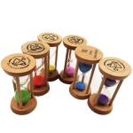 Round Timer Supplier - Wholesale Cheap Creative 1/3/5min Wood Hourglass Christmas Gadgets