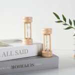 Sand Timer Supplier - Custom Traditional Modern Glass Wood Colorful 3-Minute Hourglasses