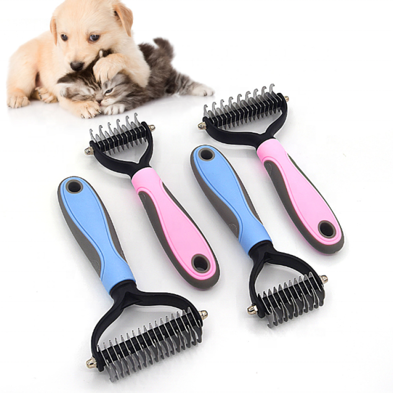 Deshedding Tool Factory - Top Seller Massage Comb Cleaning Slicker Hair Removal Animal