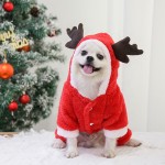 Pet Clothes Manufacturer - Autumn Winter Festival Four Legs Thick Fleece Warm Button