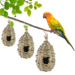 Hummingbird House Supplier - Nesting Hand Woven Outside Hanging Roosting Pocket Grass
