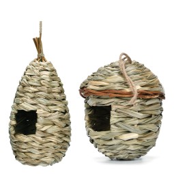 Birdhouse Supplier - Popular Spot Straw Creative Handmade Natural Landscape Garden