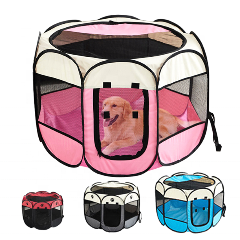 Pet Delivery Room Manufacturer - 737343cm Octagon Foldable Oxford Water Resistant Scratch