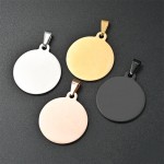 Matte Pet ID Tags Factory - Brushed Stainless Steel Non-Glossy Round Bone Shapes