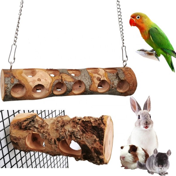 Wooden Gnawing Stick Manufacturer - Safe Eco-Friendly for Parrot Rabbit Molar Bird Guinea