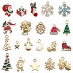 圣诞装饰品源头工厂-20件金色油滴锌合金DIY金属吊坠珠宝装饰