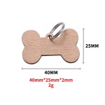 Wooden Pet Tag Supplier - Manufacturer Wholesale Blank Laser Semi-finished Can Be Marked