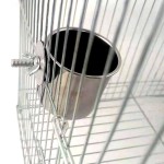 Stainless Steel Bowl Factory - for Birds Parrot Myna Standing Pole Clip Cup Feeder
