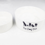 Sublimation Bowl Factory - White Blank Dog Cat Bowls Coated Ceramic Pet Bowl Custom