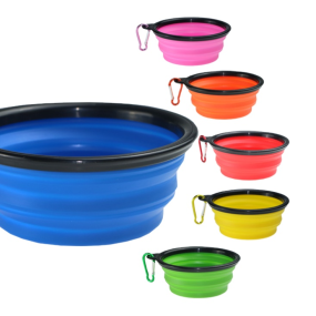 Collapsible Bowl Factory - Hot Sell Foldable Expandable Cup Dish for Pet Cat Food