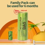 Biodegradable Bag Factory - Extractive 500 Bags/Roll Degradable with Lavender Scented