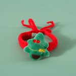 Christmas Pet Scarf Factory - Knitted Wool Cat Dog Cute Plush Bell Santa Claus Scarf