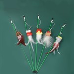 Christmas Cat Toy Supplier - Teaser Santa Shoes Tree Deer Bell Series Interactive